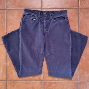Polo Jeans Corduroy Pants Ralph Lauren Blue Sz 6